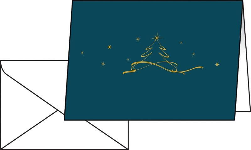 Carte de Noël Sigel DS069 250 g/m² 21,1 x 9 cm Multicolore 20 Unités