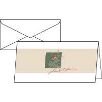 Carte de Noël + enveloppe Sigel DS072 21,8 cm Brun 10 + 10 unités