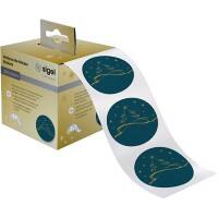 Sigel Stickers Petrolblauw 4,7 x 4,7 cm