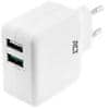 Chargeur USB ACT AC2125 Blanc