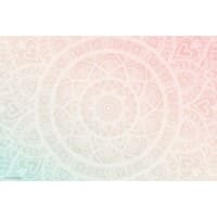 Sous-main cover your desk Mandala Vinyle Rouge 40 x 60 cm