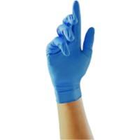 Gants jetables UNICARE Nitrile Non poudré Large (L) Bleu 100 unités