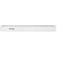Westcott liniaal E-10151 BP PS (polystyreen) 30 cm transparant