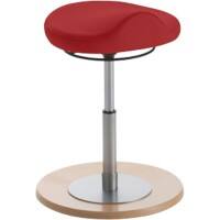 Tabouret pendulaire Mayer Sitzmöbel Tissu Rouge