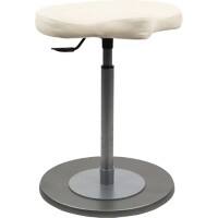 Tabouret pendulaire Mayer Sitzmöbel Tissu Blanc