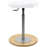 Tabouret pendulaire Mayer Sitzmöbel Tissu Blanc