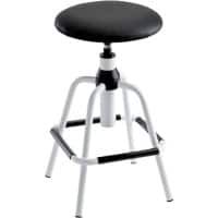 Tabouret pivotant Mayer Sitzmöbel Tissu Noir