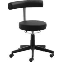 Tabouret pivotant Mayer Sitzmöbel Tissu Noir