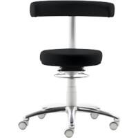 Tabouret pivotant Mayer Sitzmöbel Tissu Noir