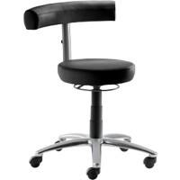 Tabouret pivotant Mayer Sitzmöbel Tissu Noir