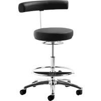 Tabouret pivotant Mayer Sitzmöbel Tissu Noir