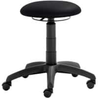 Tabouret pivotant 1282 mayer sitzmöbel Tissu Noir 600 x 550 x 500 mm