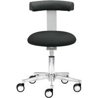 Tabouret pivotant Mayer Sitzmöbel Tissu Noir