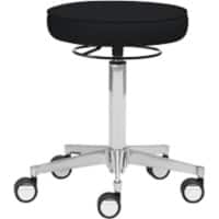 Tabouret pivotant 1295 mayer sitzmöbel Tissu Noir 480 x 480 x 725 mm