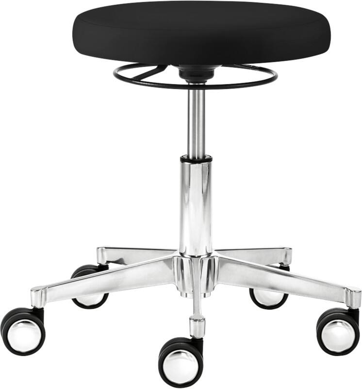 mayer sitzmöbel 1296 Draaikruk Stof Zwart 480 x 520 x 525 mm