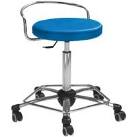 Tabouret pivotant Mayer Sitzmöbel Tissu Bleu