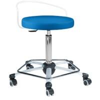 Tabouret pivotant Mayer Sitzmöbel Tissu Bleu