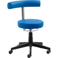 Tabouret pivotant Mayer Sitzmöbel Tissu Bleu