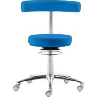 Tabouret pivotant Mayer Sitzmöbel Tissu Bleu