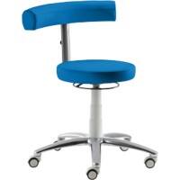 Tabouret pivotant Mayer Sitzmöbel Tissu Bleu