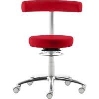 Tabouret pivotant Mayer Sitzmöbel Tissu Rouge