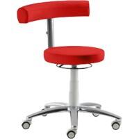 Tabouret pivotant Mayer Sitzmöbel Tissu Rouge