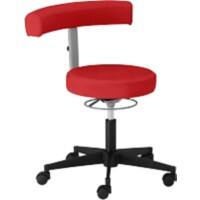 Tabouret pivotant Mayer Sitzmöbel Tissu Rouge