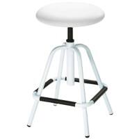 Tabouret pivotant Mayer Sitzmöbel Tissu Blanc