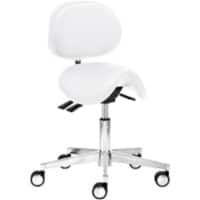 Tabouret pivotant Mayer Sitzmöbel Tissu Blanc