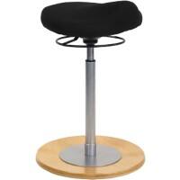 Tabouret pendulaire Mayer Sitzmöbel Tissu Noir