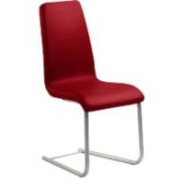 Chaise en porte-à-faux Mayer Sitzmöbel Rouge
