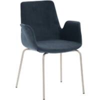 Mayer Sitzmöbel Fauteuil Gevlekt-blauw Polyester