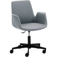 Mayer Sitzmöbel Fauteuil Gevlekt-lichtblauw Polyester