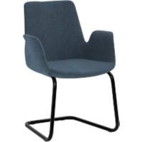 Mayer Sitzmöbel Fauteuil Gevlekt-blauw Polyester