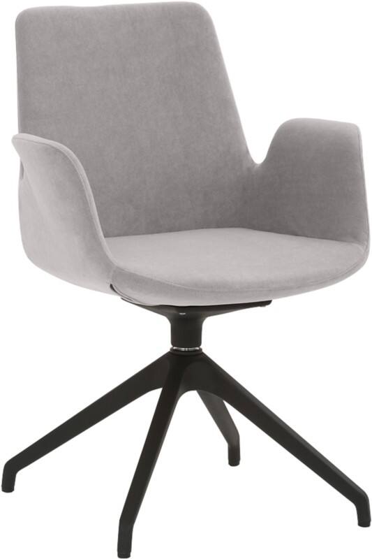 mayer sitzmöbel 2009 Fauteuil Vaste armleuning Grijs, blauw 120 kg 5.800 x 570 x 840 mm