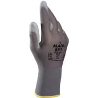 Gants de manutention Mapa Professional Ultrane 551 Taille 7 PP (Polypropylène) Gris