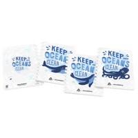 Adoc Notitieboek A4 6011.200 Gelinieerd Plastic oceaanafval Soepele kaft Wit Niet geperforeerd 144 Pagina's
