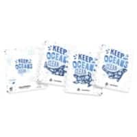 Adoc Notitieboek A5 3011.200 Gelinieerd Plastic Oceaanafval Soepele kaft Wit Niet geperforeerd 144 Pagina's