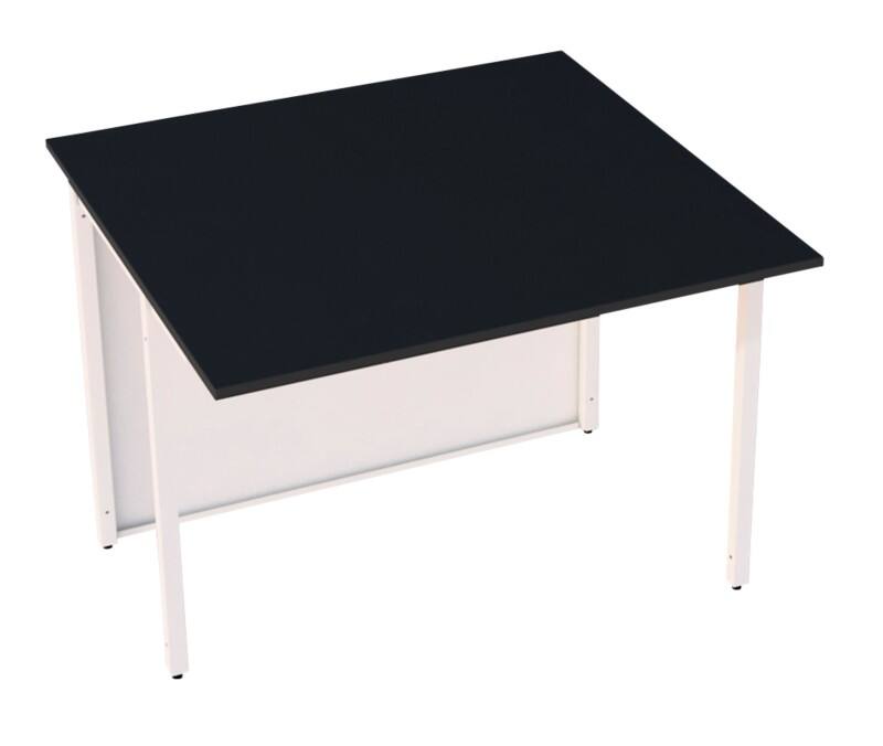 Table de réception Kerkmann Anthracite, blanc 1000 x 800 x 740 mm