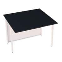 Table de réception Kerkmann Anthracite, blanc 1&nbsp;000 x 800 x 740 mm