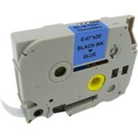 P-touch Labeltape Compatibel Brother TZe-531 5T531-WT Zelfklevend Zwart op Blauw 12 mm x 8 m