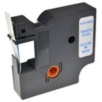 Etiketteertape D1 S0720540 / 45014 Compatibel Dymo Zelfklevend Blauw op Wit 12 mm x 7m