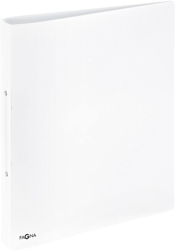 Classeur à anneaux PAGNA 25 mm PP (Polypropylène) A4 2 Anneaux Blanc