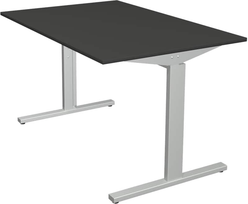 Kerkmann Form 2 Bureau Rechthoekig Antraciet T-Voet 1.200 (B) x 800 (D) x 820 (H) mm