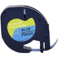 Ruban d'étiquettes LT Compatible DYMO 91225 RL-D-91225 Autocollantes Blue 56 mm x 4 m