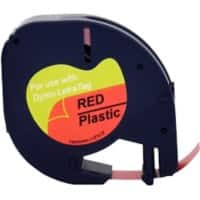 Ruban d'étiquettes LT Compatible DYMO 91223 5D91223-WT Autocollantes Red 56 mm x 4 m