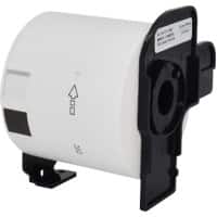 Rouleau d'étiquettes QL Compatible Brother DK-11202 5BR11202 Autocollantes Noir sur Blanc 90 x 91 mm 300 Étiquettes