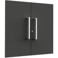 Portes d'armoire Kerkmann Bois Anthracite 760 x 16 x 700 mm