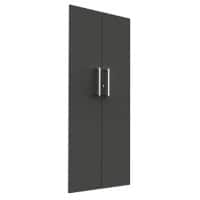 Portes d'armoire Kerkmann Bois Anthracite 760 x 16 x 1760 mm