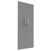 Portes d'armoire Kerkmann Bois Graphite 760 x 16 x 1760 mm